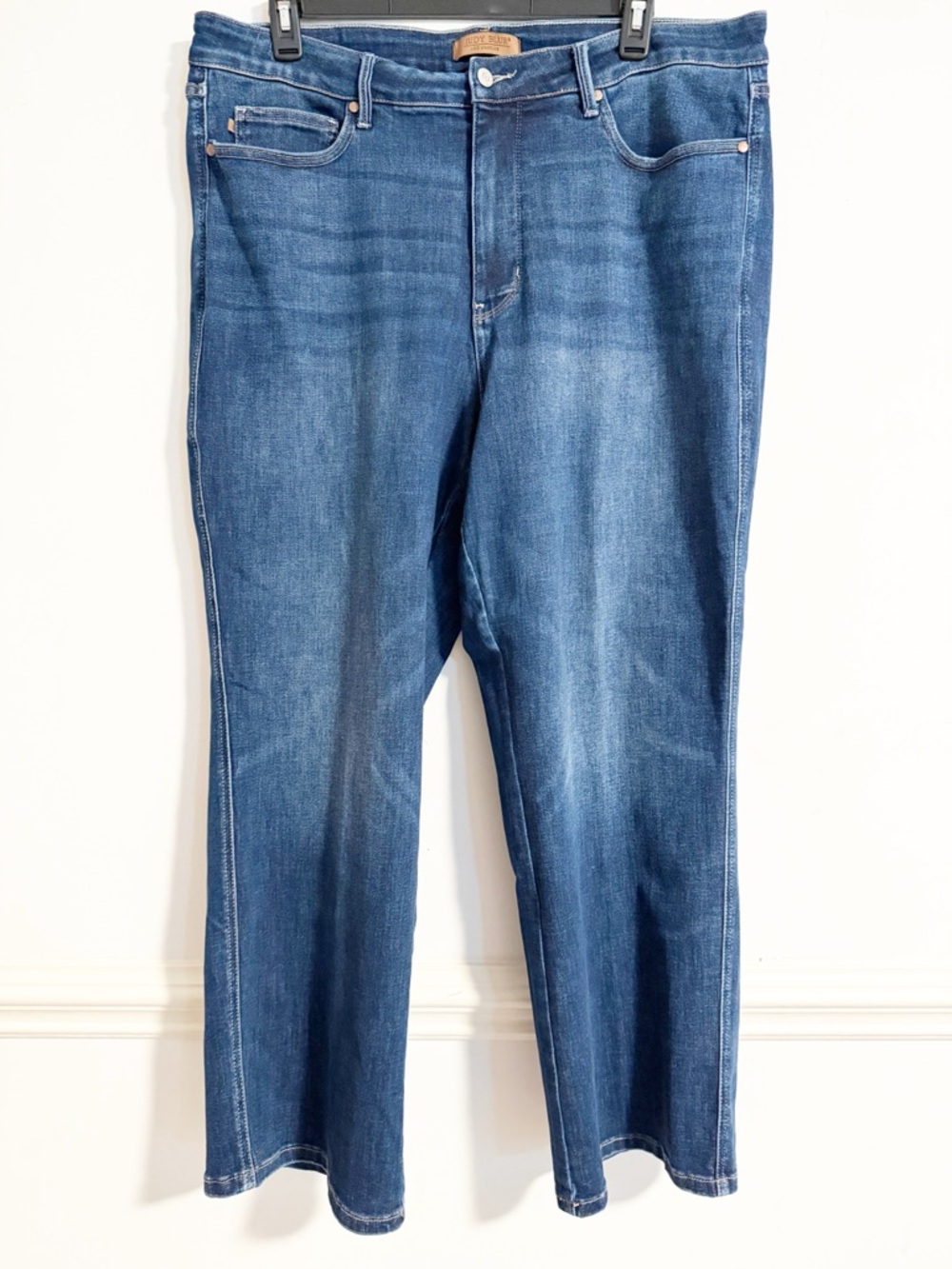Judy Blue Dark Wash Straight Leg Comfort Stretch Jeans Plus Size 22W